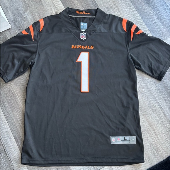 NFL Other - NFL Men's Black and Orange Bengals Jersey